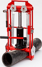 Применение передавливателя гидравлического для полиэтиленовых труб Brexit BrexPress G200, 12 т